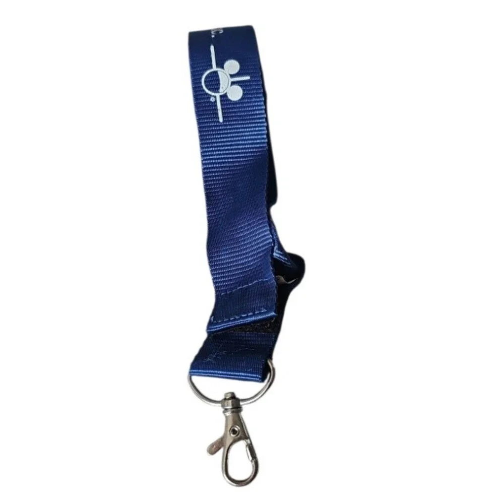 Walt Disney Travel Co Lanyard ID Badge Holder Navy Mickey Logo NWT Travel